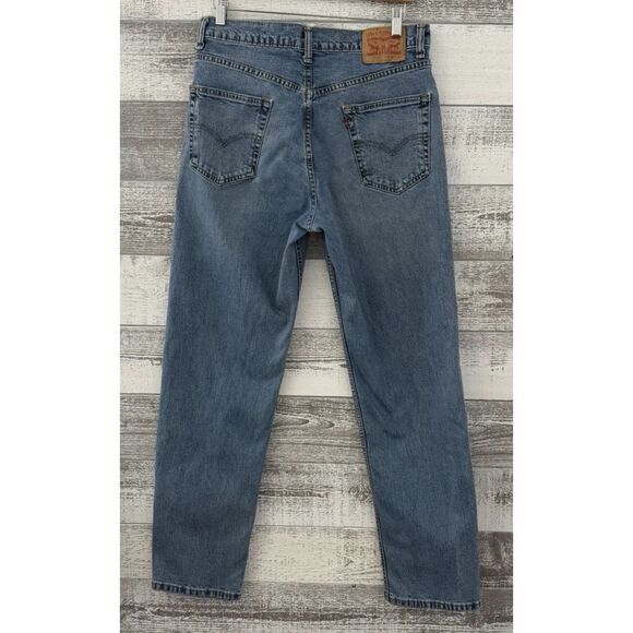 Levis 550 Straight Leg Denim Jeans Stretch Men's Size 34 (Fit 34x33) - Picture 2 of 11